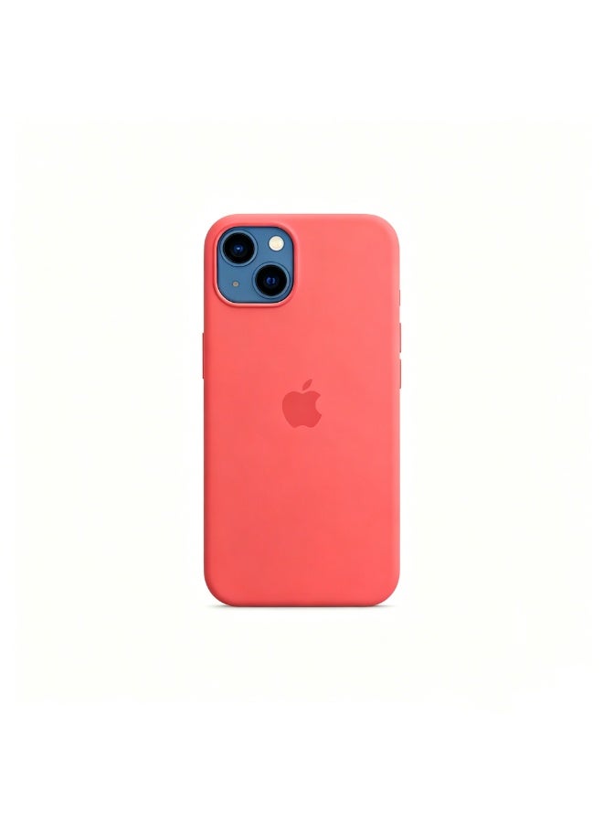 فريق ديلوكس غلاف سيليكون آيفون 13 ميني مع MagSafe (Pink Pomelo) - Image 4