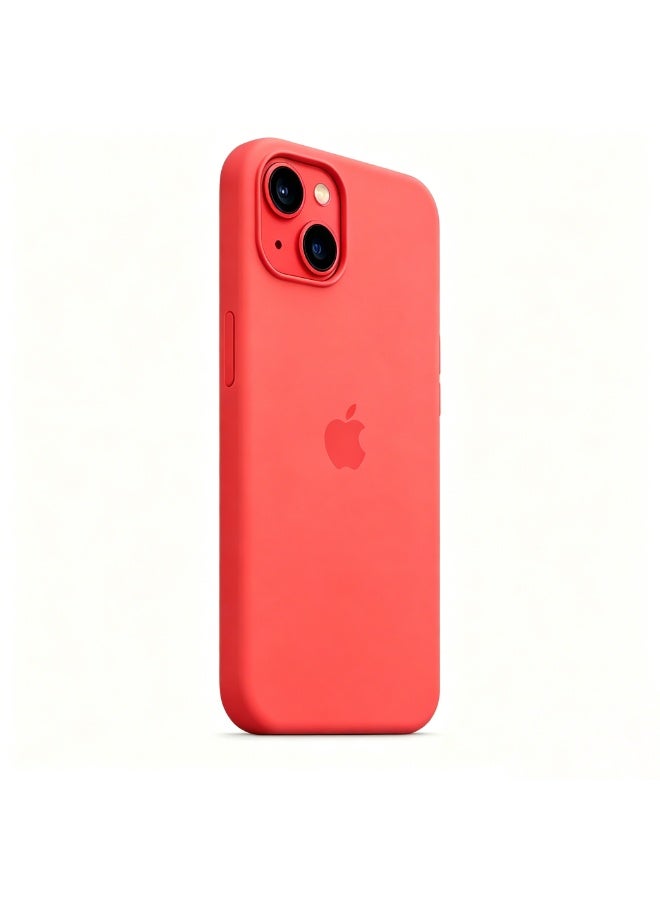 فريق ديلوكس غلاف سيليكون آيفون 13 ميني مع MagSafe (Pink Pomelo) - Image 2