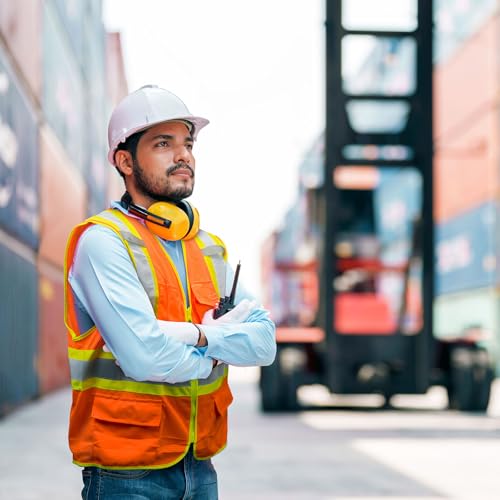 KAYGO Safety Vest with Pockets - High Visibility Reflective Vest ANSI Class 2 Construction Vest (Type R, Not FR) KG0100 (XL, Orange, 1 Pcs) - Image 3