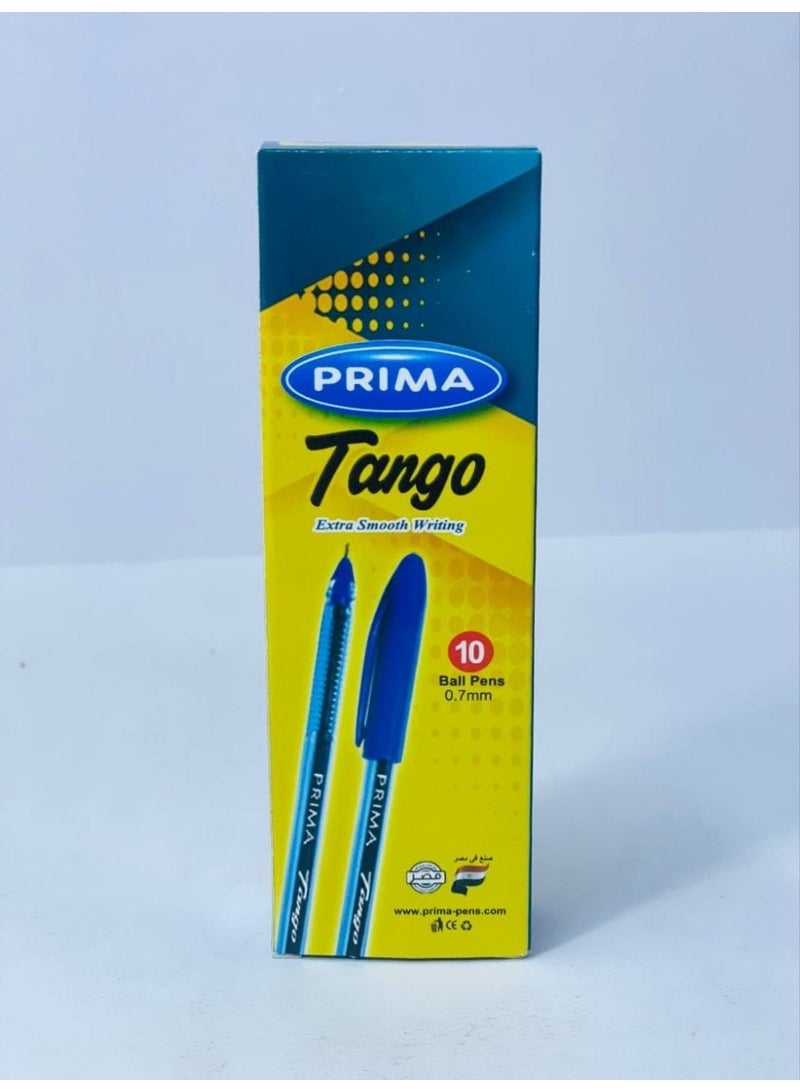 PRIMA Ballpoint pen, needle tip, blue ink color, box of 10 pens - Image 1