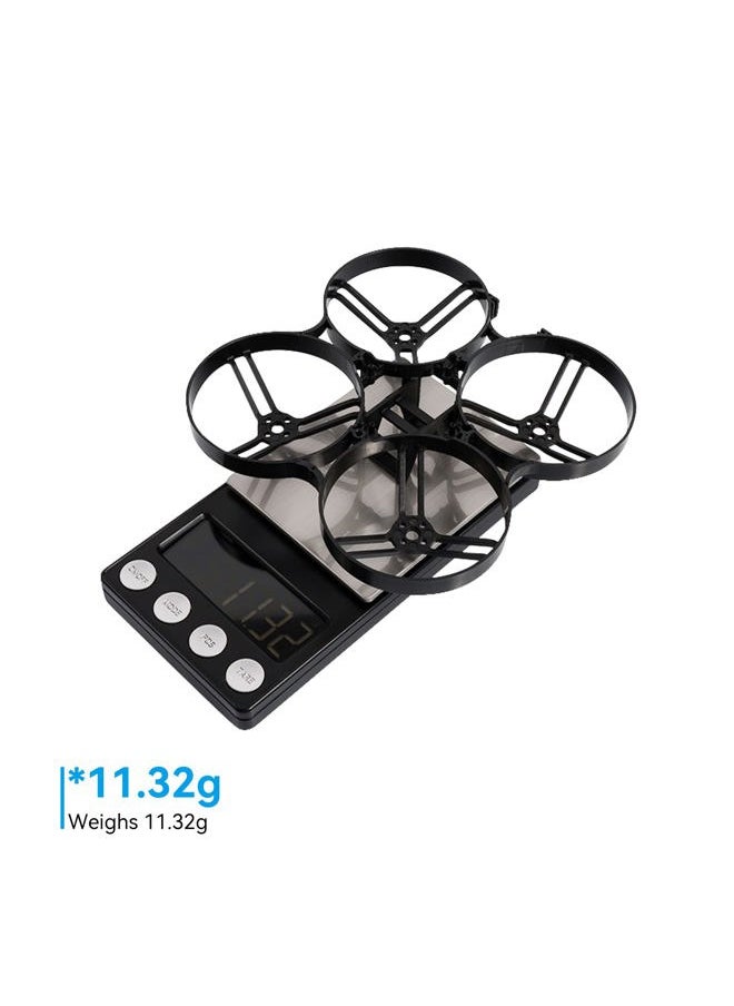 BETAFPV 2pcs Meteor85 85mm Micro Brushless Whoop Frame Kit for Meteor85 2S Brushless FPV Whoop Drone Quadcopter Compatible for 110x Motors Whoop Style FC Board - Black&Grey  - Image 4