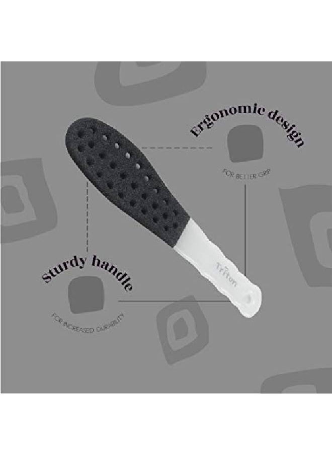 Emery Professional Doited Dual Sided Foot ScraperFiler for Hard n Dead Skin Callus RemoverPedicure Foot Scrubber for Men n Women