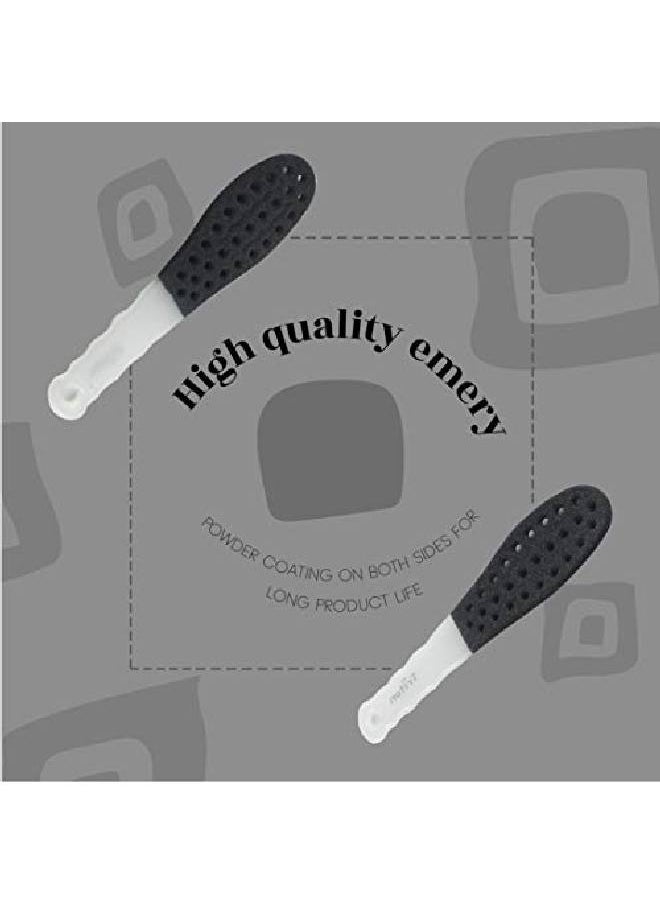 Emery Professional Doited Dual Sided Foot ScraperFiler for Hard n Dead Skin Callus RemoverPedicure Foot Scrubber for Men n Women