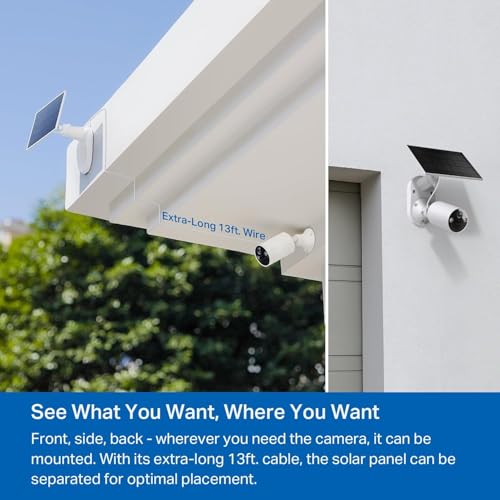 tapo لوحة شمسية تابو A200، (متوافقة مع ماج كام C425 وC420 وC400)، طاقة شحن طويلة الأمد مع خلايا شمسية عالية الكفاءة، مقاومة للعوامل الجوية IP65، زاوية قابلة للتعديل 360° - Image 5