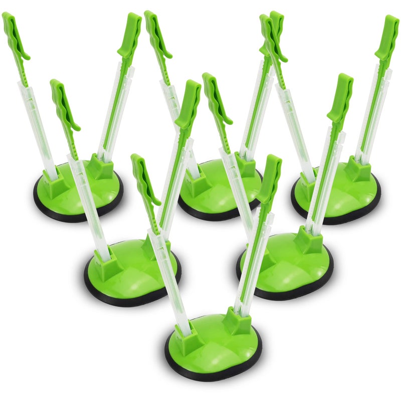 Ruibo Ziplock Bag Holder Stand Adjustable For Plastic Freezer Bags/Hands Free Baggy Rack Gallon Bag Holder Stand,6 Pack/6pcs - Image 1