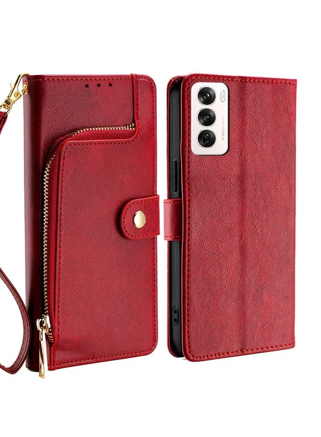 اس-توب جراب هاتف OPPO Reno12 5G Global بسحاب من الجلد - Image 1