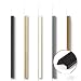 Shozafia 4 Pack Finger Pulls for Cabinets Finger Handles Drawer Edge Tab Pull Modern Dresser Long Concealed Handles Kitchen Cabinet Hardware 1969500mmGold - Image 3