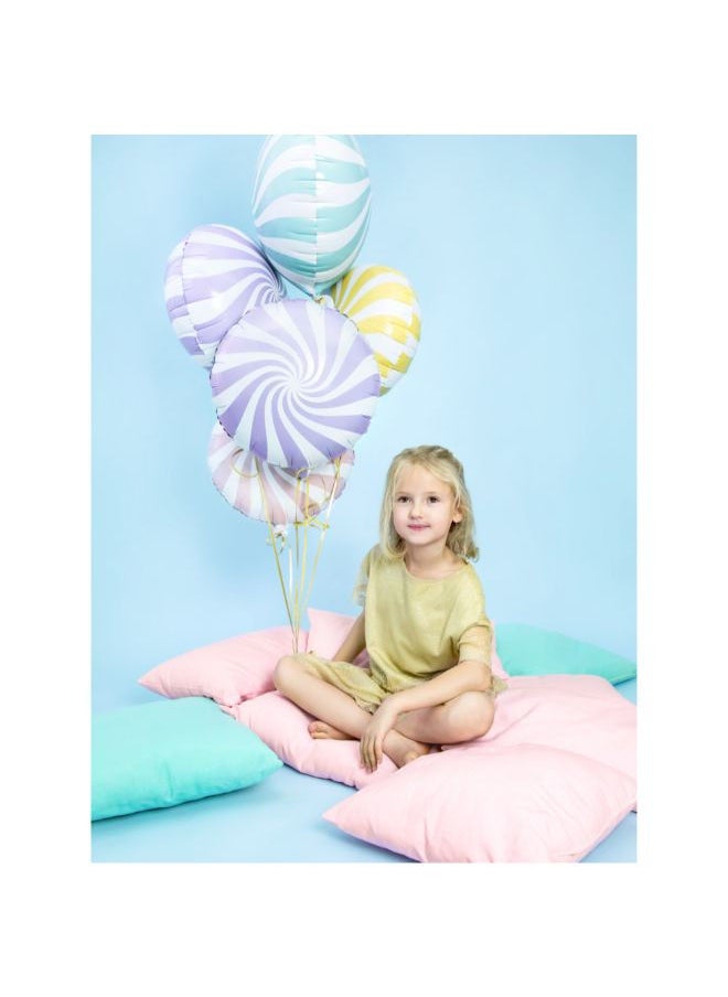 PartyDeco - Foil Balloon Candy, 35cm, light lilac - Image 1