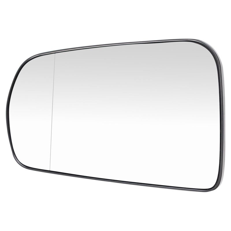 TRQ Driver Side Mirror Glass Heated Aspherical SnapOn Compatible with 20142019 Chevrolet Corvette GM1324197