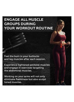 GTSOL 16-Piece Resistance Bands Kit for Full-Body Workouts - Adjustable Tubes with Handles, Door Anchor, and Ankle Straps for Home Fitness (Up to 150 lbs)  - Image 4