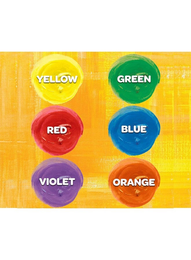 Crayola Washable Kids Paint, 6 Count, Kids At Home Activities, Painting Supplies, Gift, Assorted - Image 3