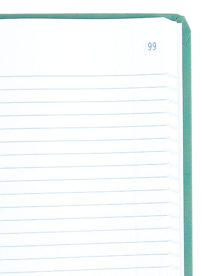 NATIONAL Brand Record Book, Green Canvas, 12.125 x 7.625", 500 Pages (A66500R) - Image 2