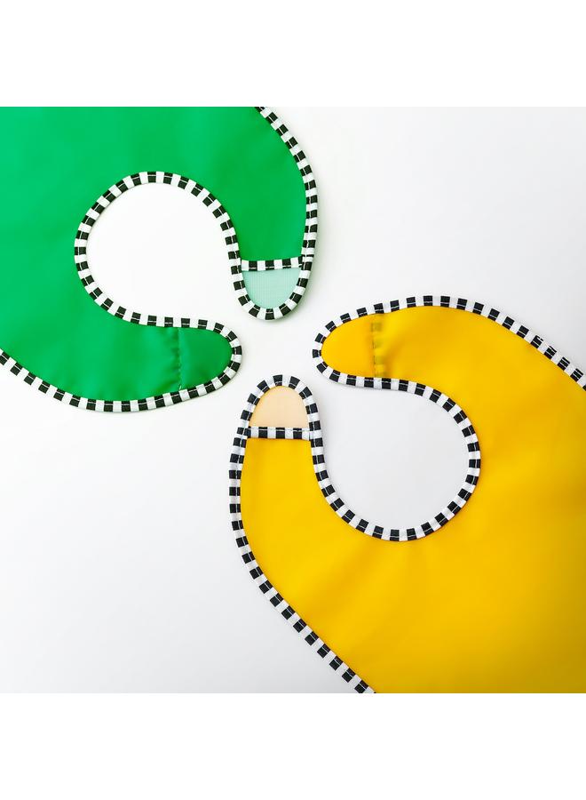 Zaboon Bib, green/yellow - Image 4