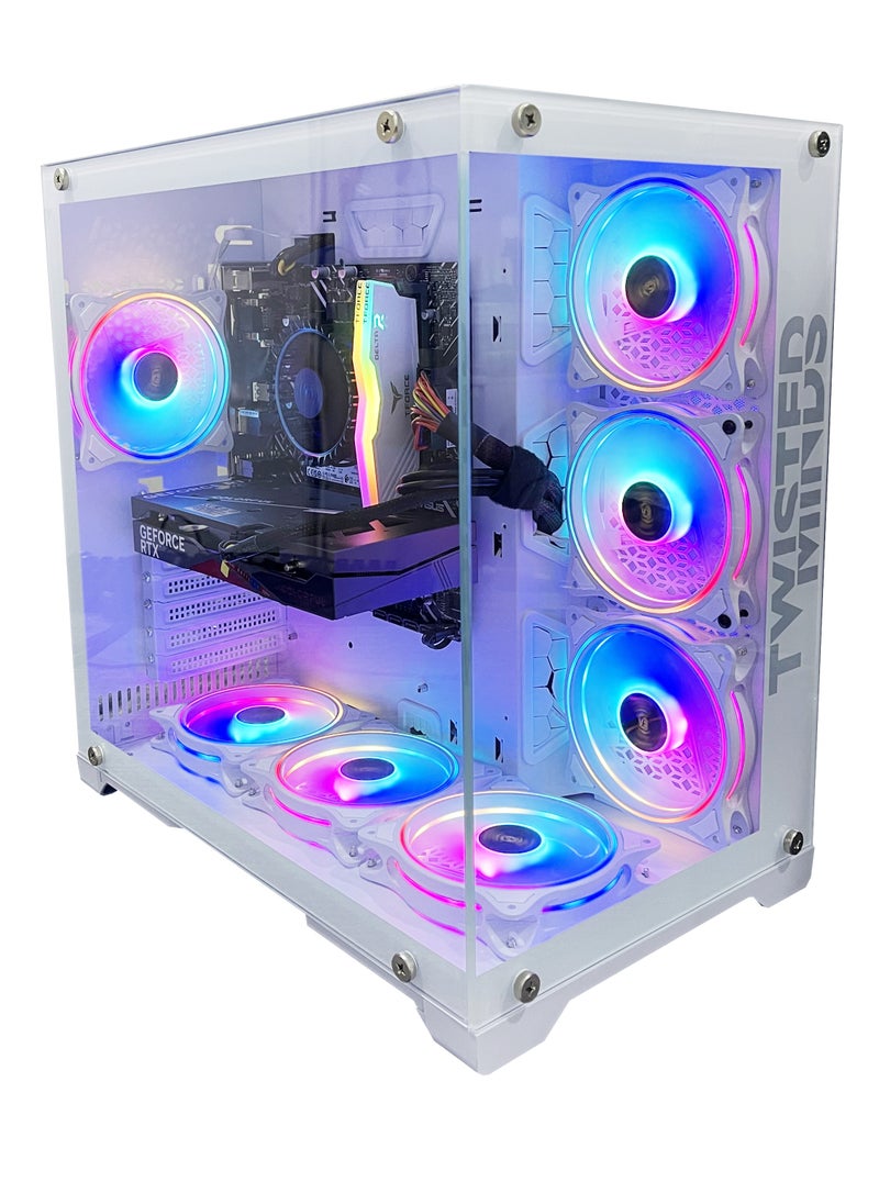 Gaming Pc with Intel Core i5-12400F Processor, H610M-E D4 Motherboard, DDR4 16GB RAM RGB, 1TB M.2 SSD, NVIDIA GeForce RTX 4060ti 8GB Graphics Card, 7 Fan Case White with Windows 11 Pro - pzsku/ZFFE1CFB8A51E0B52D2CAZ/45/_/1720030675/a5dd48bd-375d-46a0-a2bc-095c0467fb69