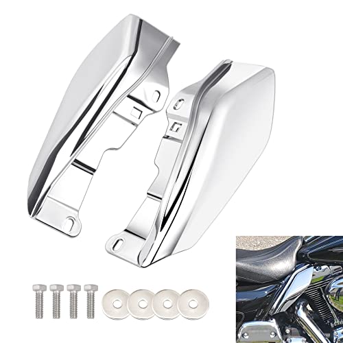 Amazicha Chrome Mid Frame Air Deflector Compatible for Harley Davidson Touring Electra Glide/Street Glide/Road Glide/Tri Glide/Road King 2009-2016 Models Without Cool Flow Fan - Image 1