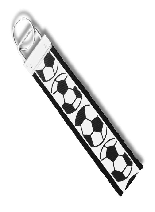 Infinity Collection Soccer Keychain, Soccer Gifts, Soccer Wristlet FOB, Proud Soccer Player, Team, Soccer Mom or Coach Gifts, Soccer Accessories - Image 1