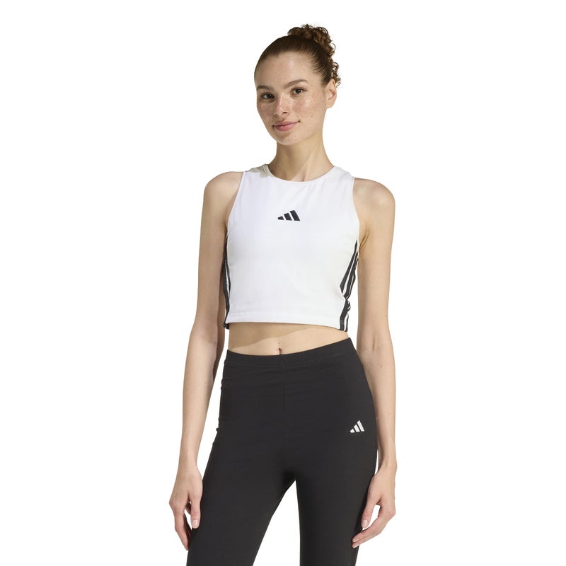 adidas Essentials 3-Stripes Padded Tank - Image 1