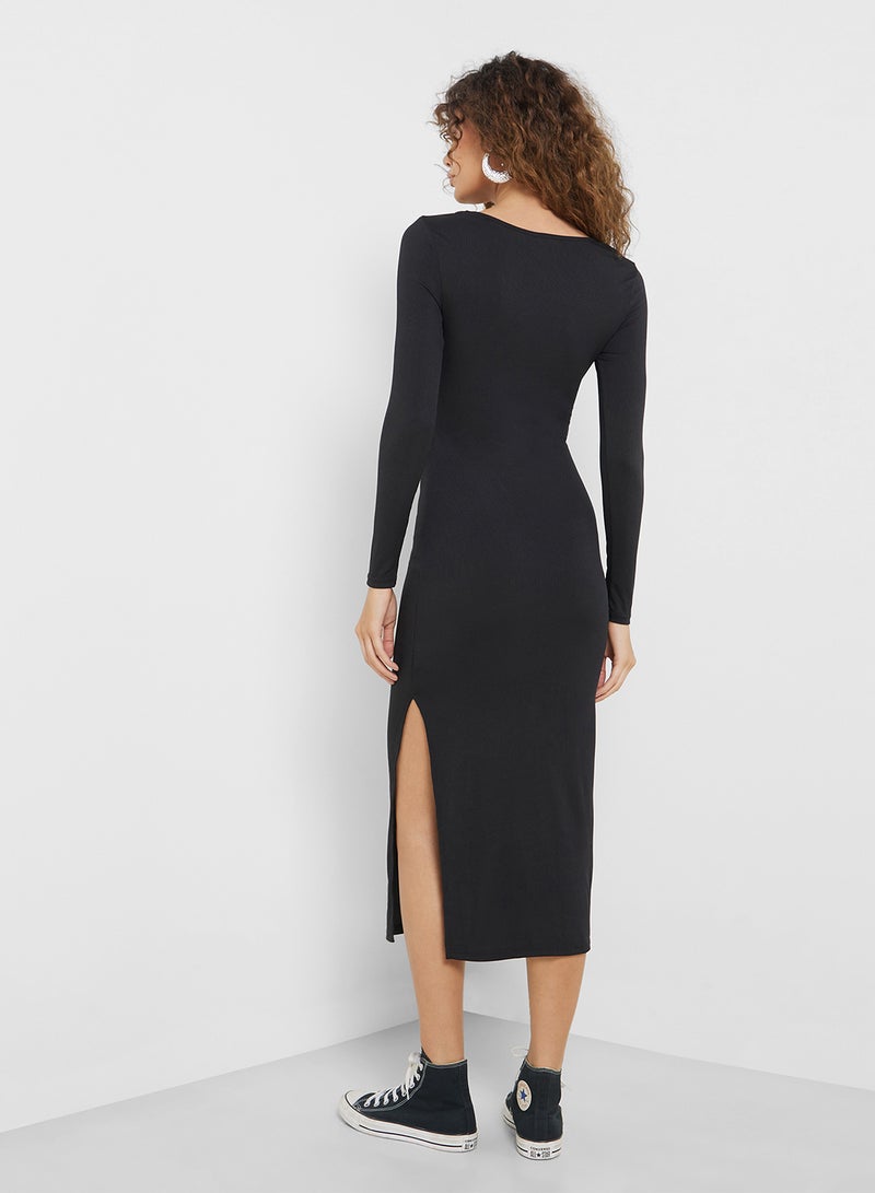 Ginger Twist Front Midi Dress - Image 2