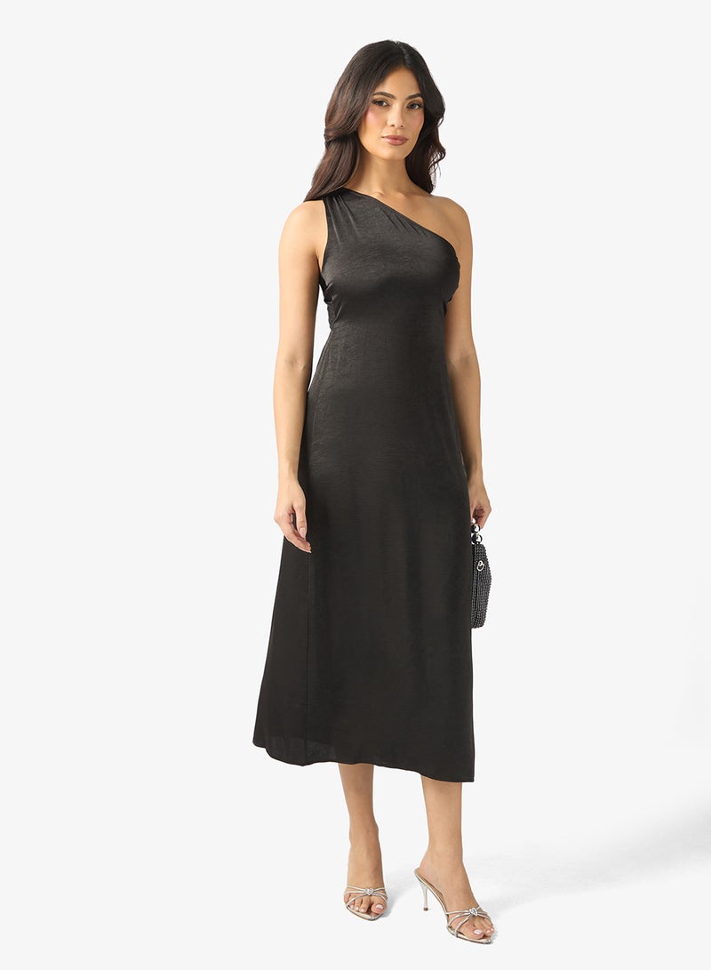 VERO MODA Vmmollie One Shoulder Midi Dress - Image 1