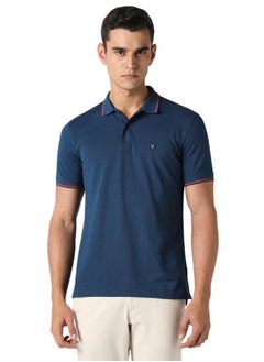 Van Heusen Van Heusen Men's Regular Fit Polo T-Shirt (VSKP517S011419_Nautical S)  - Image 1