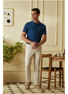 Van Heusen Van Heusen Men's Regular Fit Polo T-Shirt (VSKP517S011419_Nautical S)  - Image 2