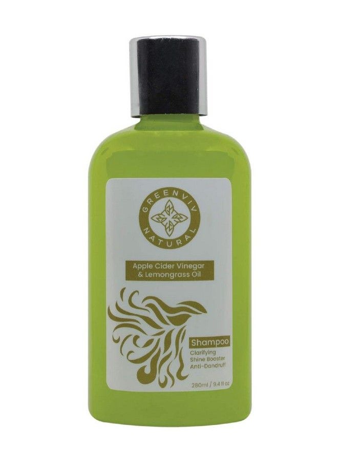 Greenviv - Clarfying & Anti Dandruff Shampoo Apple Cider Vinegar & Lemongrass 280Ml - Image 1