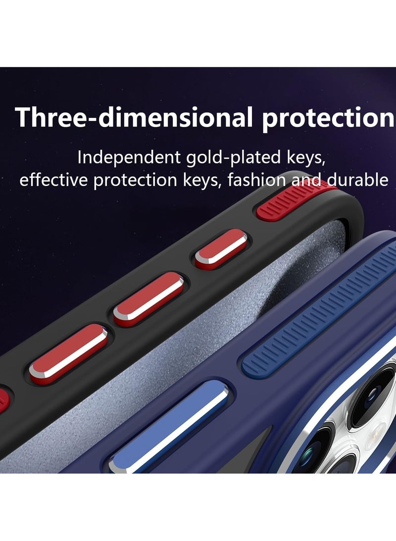 Magnetic Case Compatible with MagSafe Translucent Matte Shockproof Women Men Girl Protective Case Cover for iPhone 15 Pro Max 6.7 (Black)  - Image 5