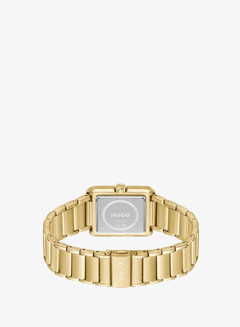 HUGO Analogue Watch with Steel Bracelet