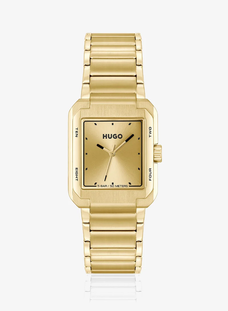HUGO Analogue Watch with Steel Bracelet