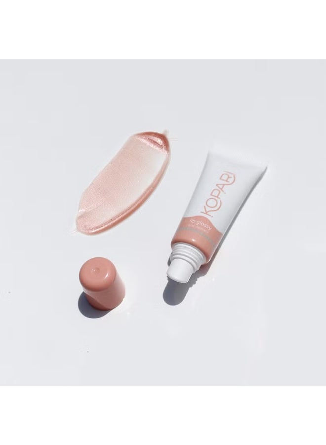 Kopari Beauty Moisturizing Lip Glossy with Shea Butter, Coconut Oil and Squalene - Birthday Suit - Image 2
