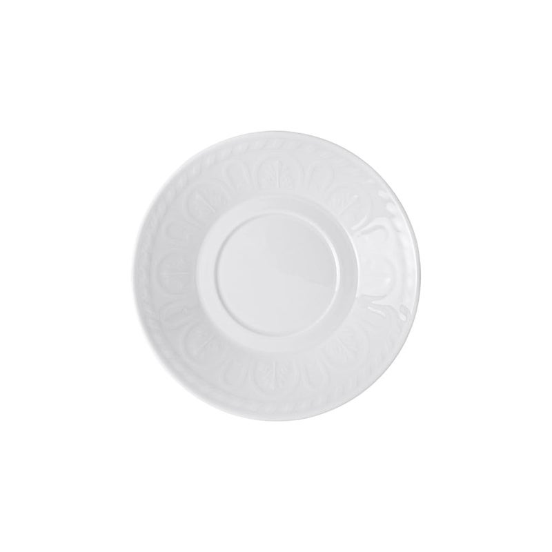 Villeroy & Boch Villeroy  Boch Cellini Tea Cup Saucer 6 in Premium Porcelain White 