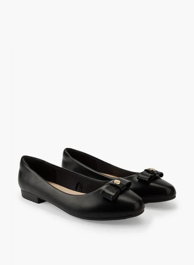 Flora Bella By Shoexpress Bow Detail Ballerina Shoes