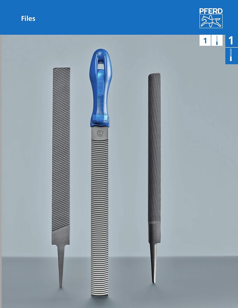 PFERD Plastic File Handle, 1 pc. | 4-1/4 inch | Blue | 11132 - Sturdy plastic file handle for all 8 inch to 10 inch tanged files - Image 2