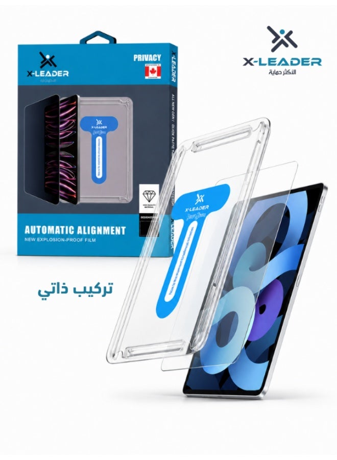 X-LEADER Clear Screen Protection Sticker Compatible with iPad Air 11 2024 Easy Installation Scratch Resistant - Image 1