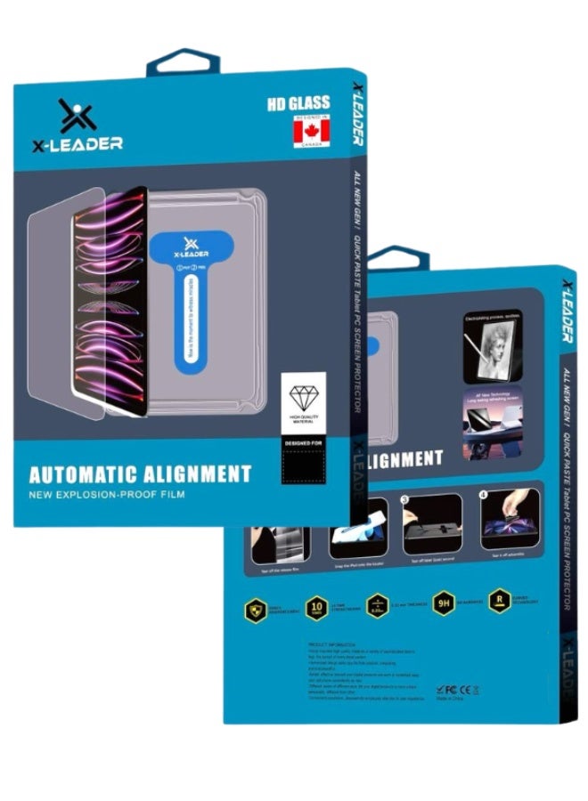 X-LEADER Clear Screen Protection Sticker Compatible with iPad Air 11 2024 Easy Installation Scratch Resistant - Image 4