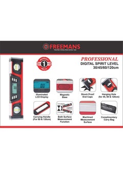 FREEMANS FREEMANS Professional 30cm Digital Spirit Level  - Image 2