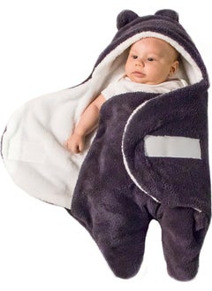 Owli Baby Winter Outer Swaddle Blanket 0-6 Months Purple  - Image 2