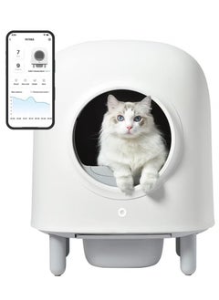 RATSAW Self Cleaning Cat Litter Box The Game Changer for Cat Owners Latest Model Automatic Cat Litter Box with APP Control Odor Removal Large Space for Multiple  - Image 2