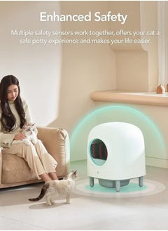 RATSAW Self Cleaning Cat Litter Box The Game Changer for Cat Owners Latest Model Automatic Cat Litter Box with APP Control Odor Removal Large Space for Multiple  - Image 3