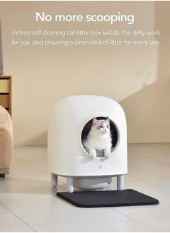 RATSAW Self Cleaning Cat Litter Box The Game Changer for Cat Owners Latest Model Automatic Cat Litter Box with APP Control Odor Removal Large Space for Multiple  - Image 4