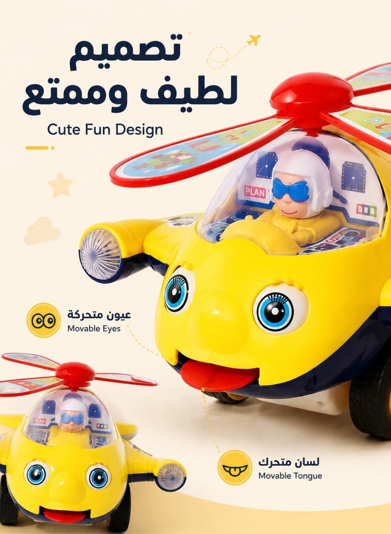 CHU DAI Baby Walker Push Toy, Kids Push Along Airplane Toy With Rotating Propeller, Detachable Handle And Non Slip Wheels, Toddler Learning Walk Toy For Indoor And Outdoor Play - Image 4