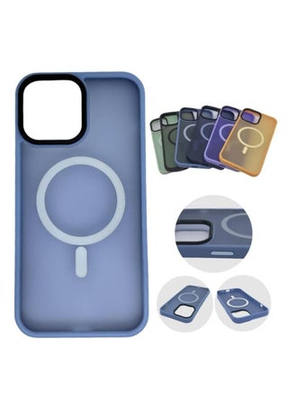 iPhone 13Pro Magsafe Case Transparent Magnetic Wireless Charging Compatible Clear Cover With Silicone Shockproof Edges Blue - pzsku/ZFFE34DC4A63F1B4CC562Z/45/_/1668507479/8d213d03-2a85-4b35-8268-62aeb812c257