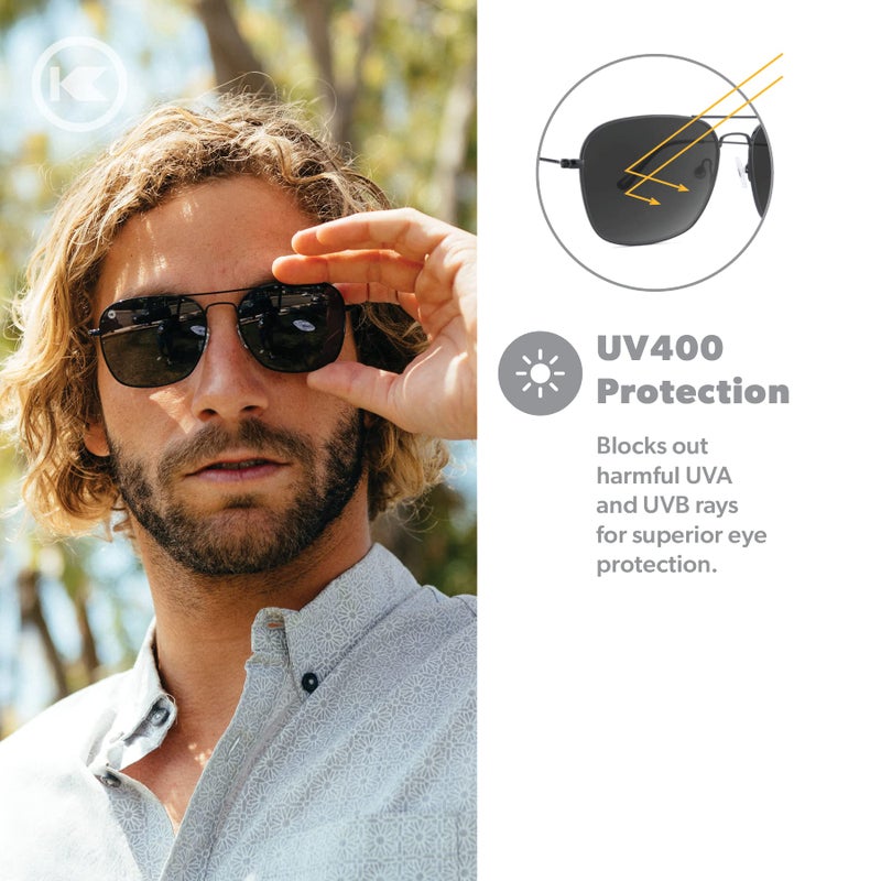 Knockaround Mount Evans Polarized Aviator Sunglasses for Men & Women - UV400 Protection - Image 3
