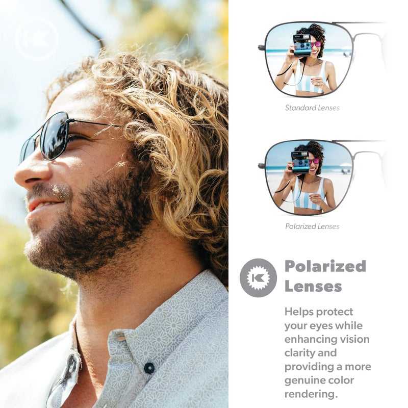 Knockaround Mount Evans Polarized Aviator Sunglasses for Men & Women - UV400 Protection - Image 4