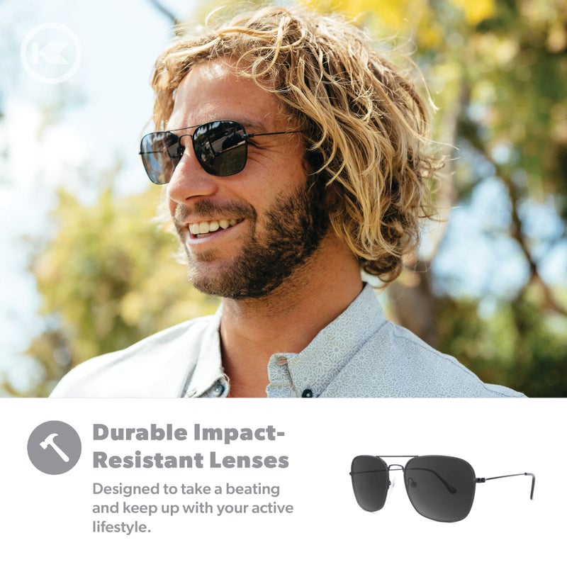 Knockaround Mount Evans Polarized Aviator Sunglasses for Men & Women - UV400 Protection - Image 5