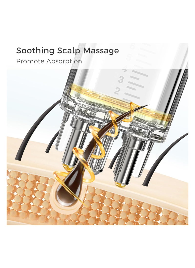 Minoxidil Applicator Set - 2 PCS Easy-to-Use Scalp Massager Comb for Targeted Application of Hair Growth Serum, Root Comb Applicator Bottle, and Brush Tool for Effective Results.