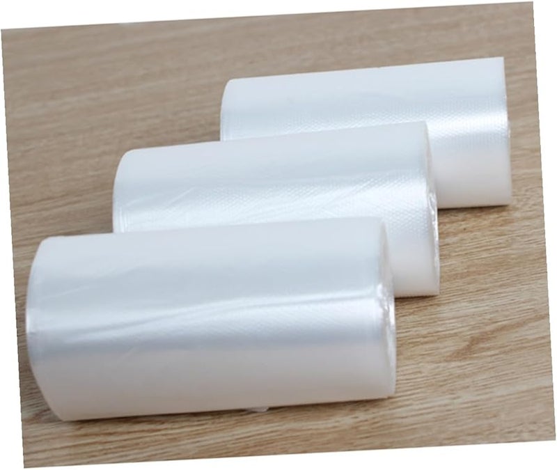 2 لفة أكياس قمامة ثقيلة شفافة 60x80 سم مبطنة بسماكة لبطانة سلة المطبخ - Image 4