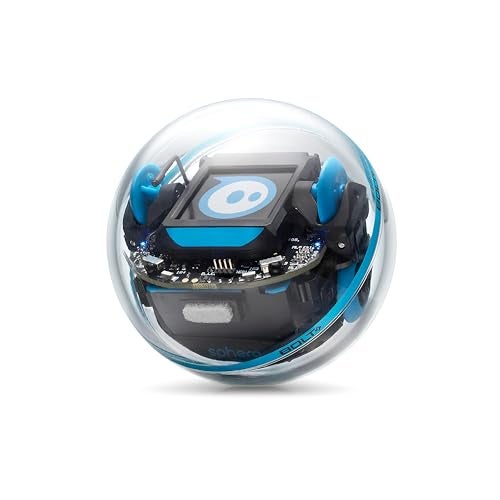 Sphero Bolt Coding Robot Program with Draw Blocks Python Javascript Animated LCD Screen Ages 8 Durable Qi Charging Waterproof - Image 1