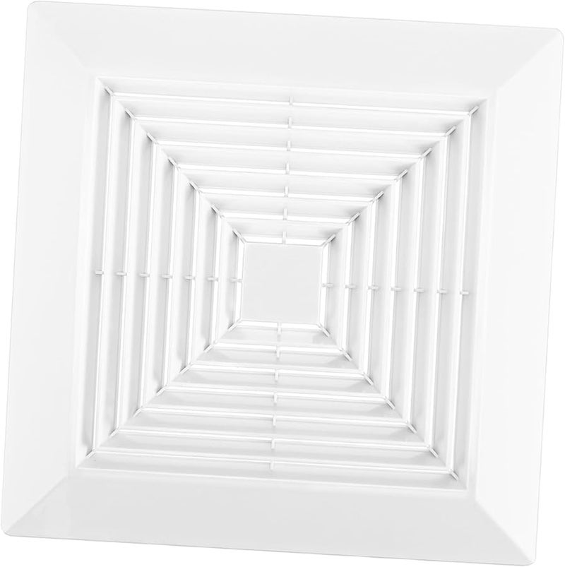 ABS Square Bathroom Exhaust Fan Cover Ceiling Air Vent Grille Uniform Airflow Easy Installation - Image 1