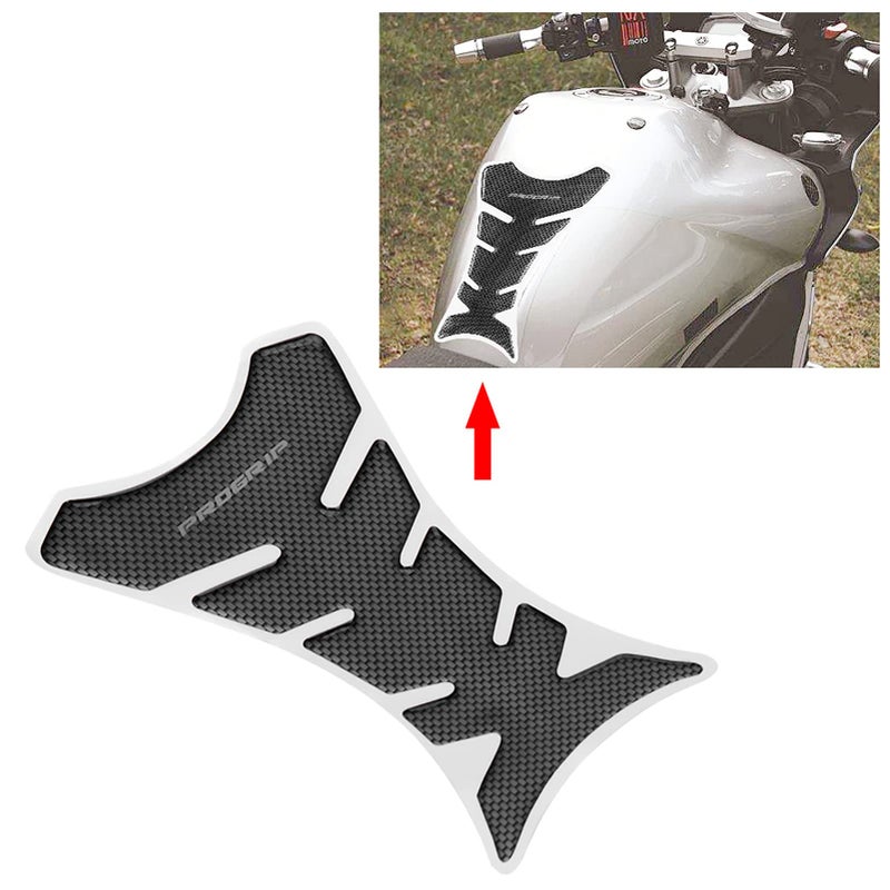 AMONIDA Motorcycle Tank Pad, Motorcycle Gas Tank Protector, Universal Carbon Fiber Gas Tank Protector for Motorcycle - Image 2